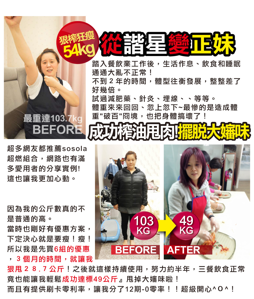 我愛簡單購 IEasyShopping 【SOSOLA】超燃素+爆纖速窈精華+草本超纖膠囊(12組)